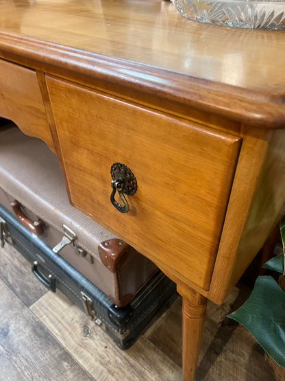 Timber Dressing Table / Hall Console with Mirror