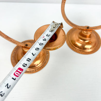 Copper Candlestick Holder set of 2