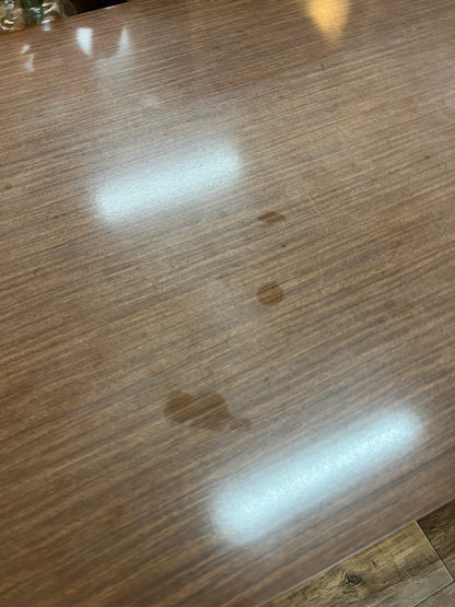 Rectangular Laminate Dining Table with Tapered Legs