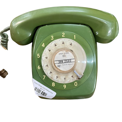 Green Rotary Dial Telephone