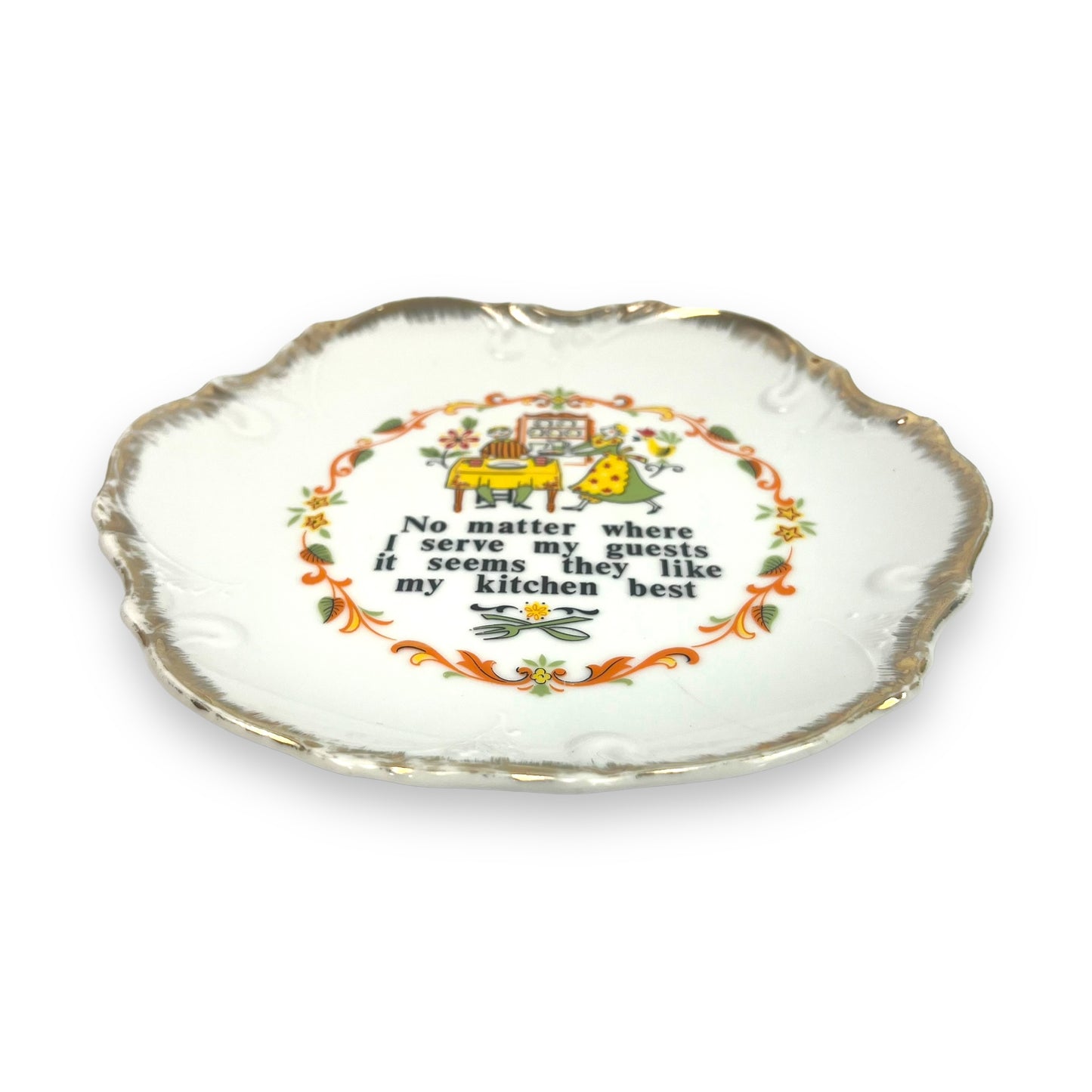 Kitchen is Best Decorative Hanging Plate - Made in Japan
