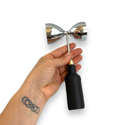 Leather Handle Bar Utensil Set