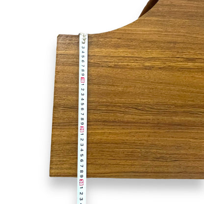 Brown Laminate Corner Table / Shelf