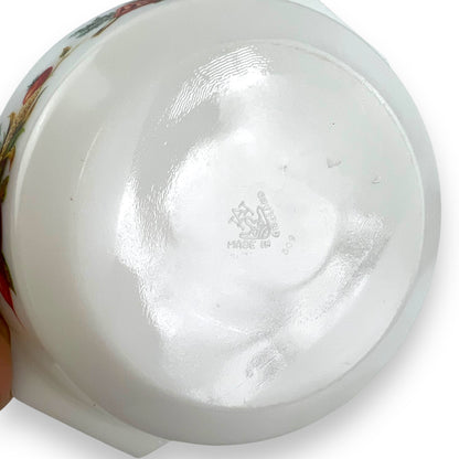 JAJ Pyrex Vegetable Patterned Dish Set - Large and Small Bowl - Made in England