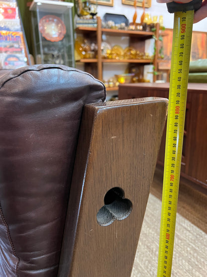 Davis Furniture Leather 2 Seater Sofa – Solid Timber Frame