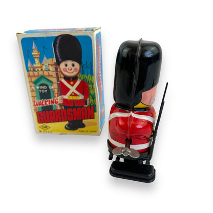 Yone Walking Guardsman Wind-Up Toy with Original Box - Made in Japan