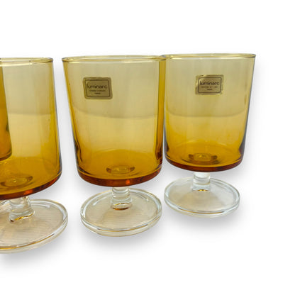 Luminarc Amber Glass Set of 5 - Made in France