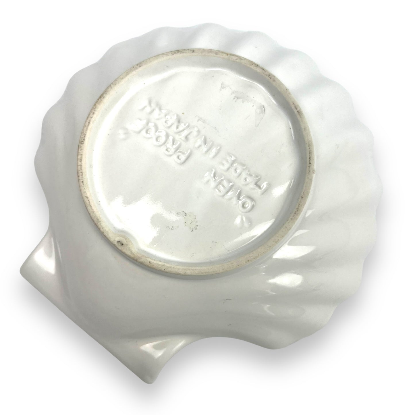 White shell bowl/trinket dish