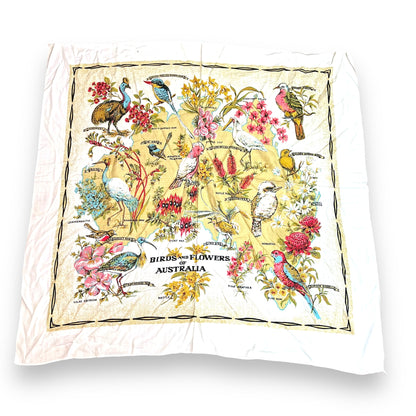 Birds & Flowers of Australia Pattern Tablecloth