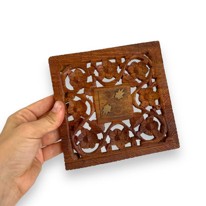 Wooden Carved Trivet
