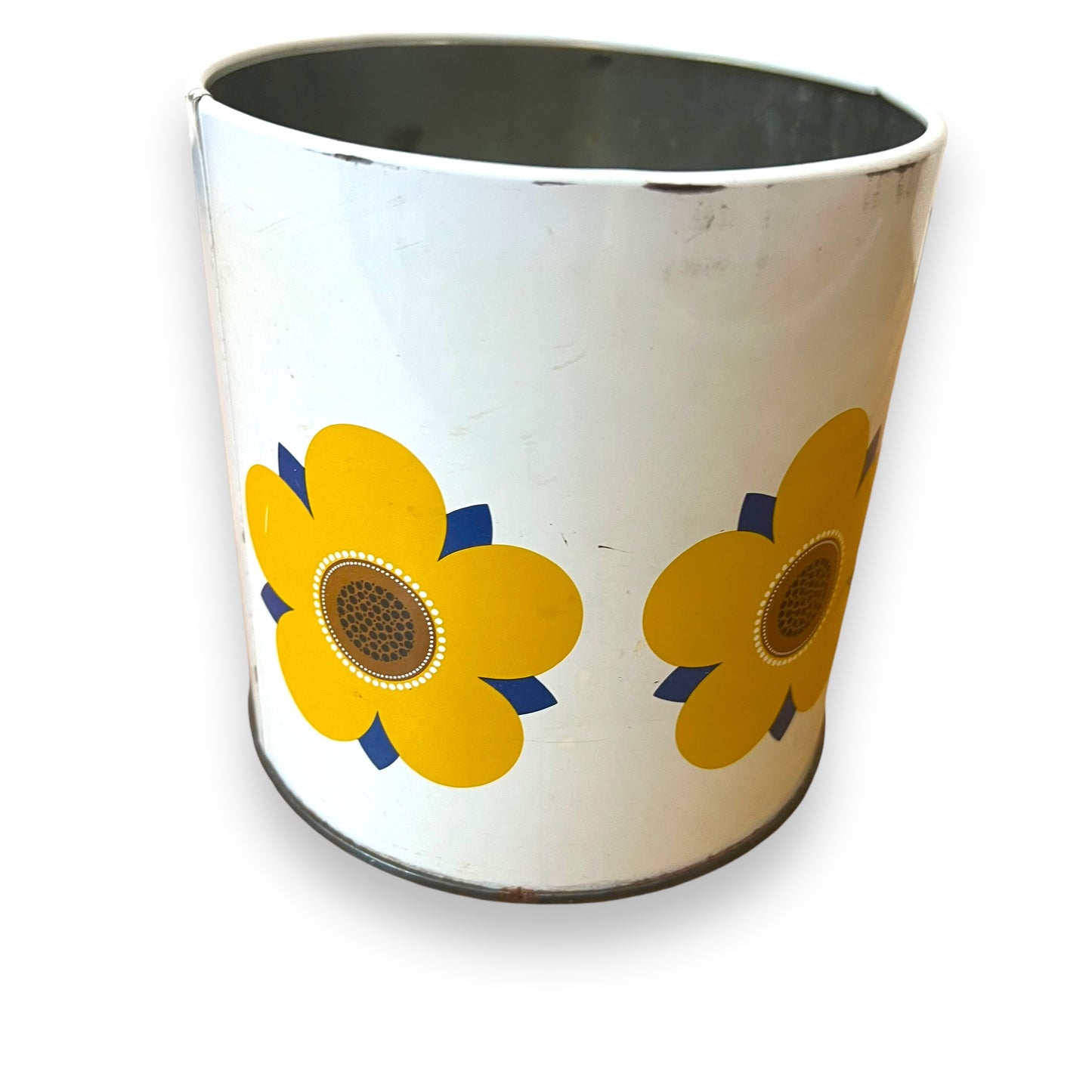 Willow Australia Yellow Flower Tin - No Lid