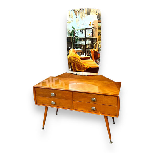 Alrob 4 Drawer Dressing Table With Mirror