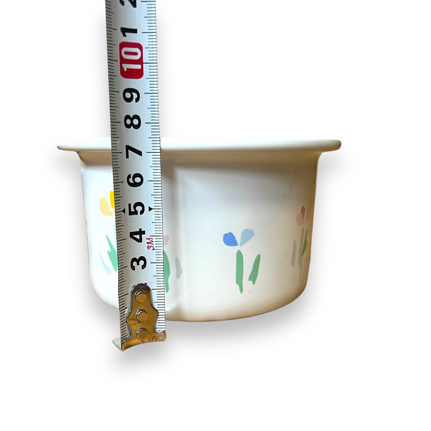 Studio Nova Chocolate Fondue Bowl – Fresh Mint Collection with Floral Design, Made in Japan