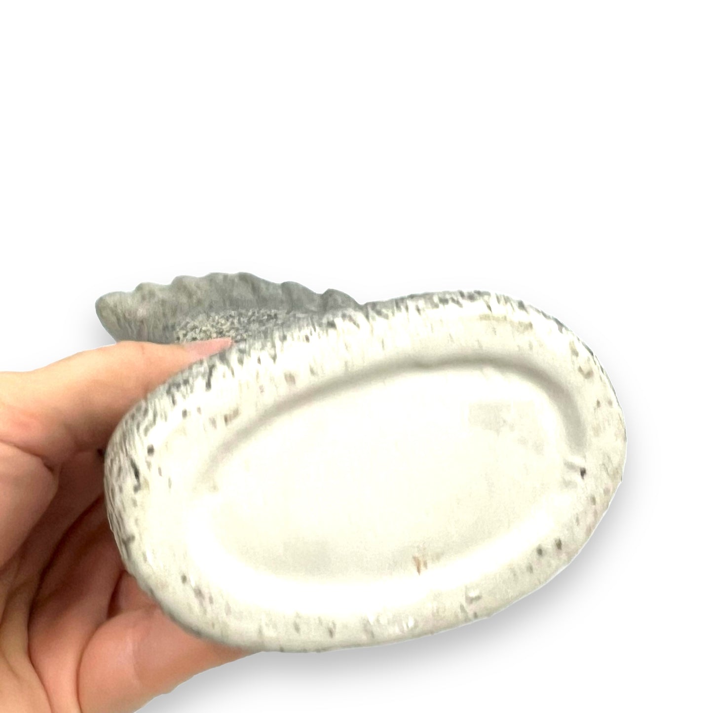 Textured Swan Vase White & Black