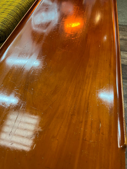 Burgess Mid-Century Coffee Table with Lower Shelf