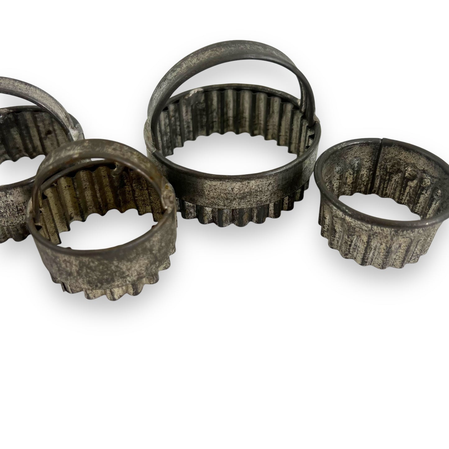 Vintage Metal Pastry Cutter set of 5