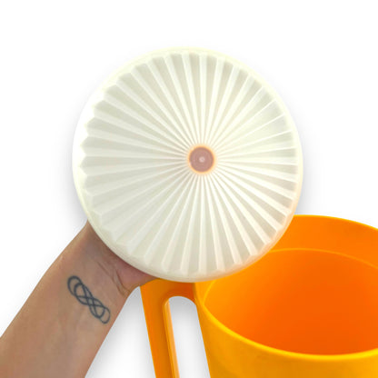 Large Yellow Tupperware Jug with lid