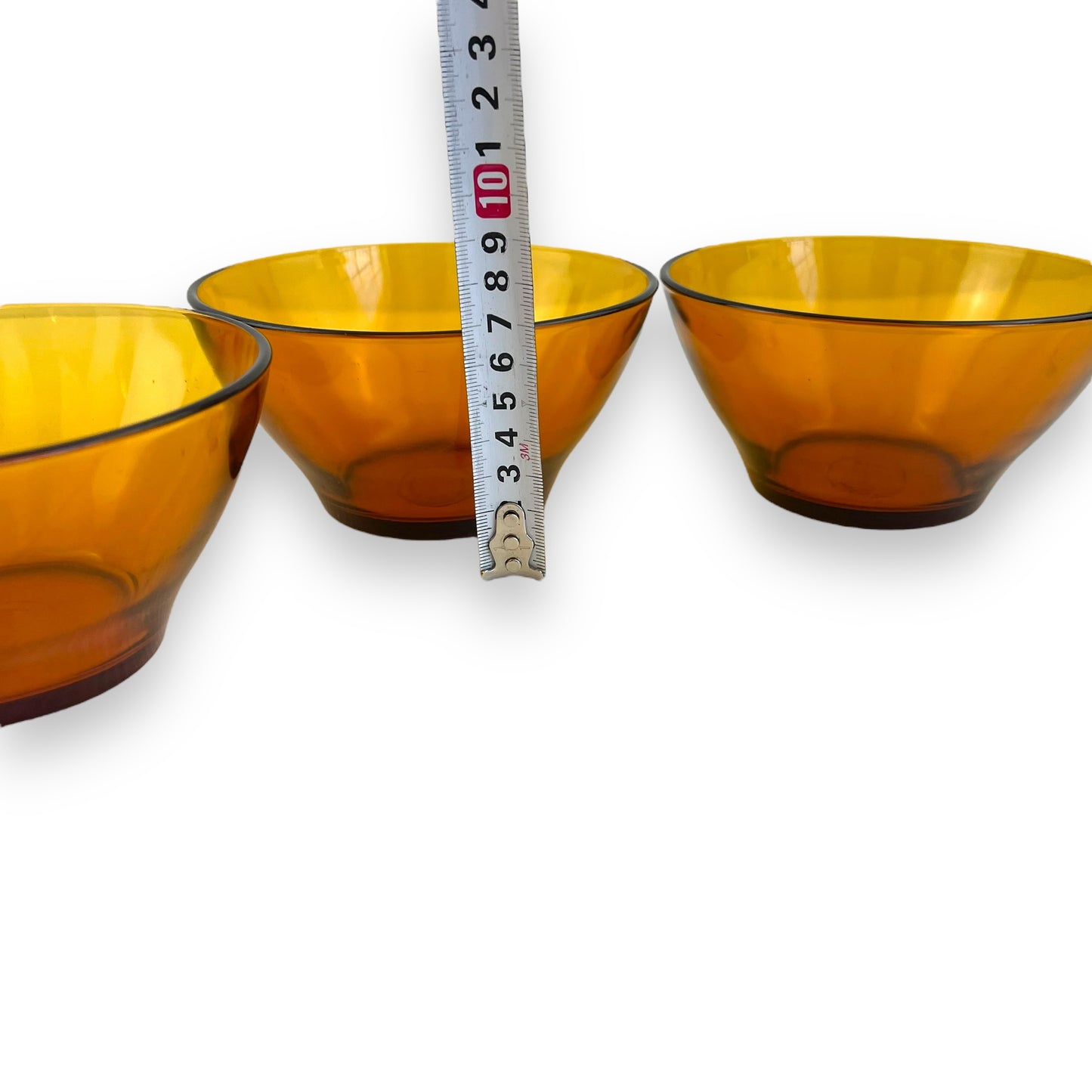 Duralex France Amber Glass Bowl Set of 4
