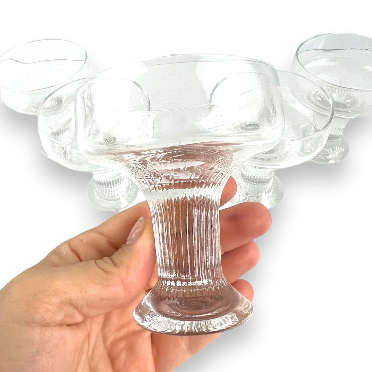 Crown Corning 'Oslo' Champagne Coupe Glass set of 5