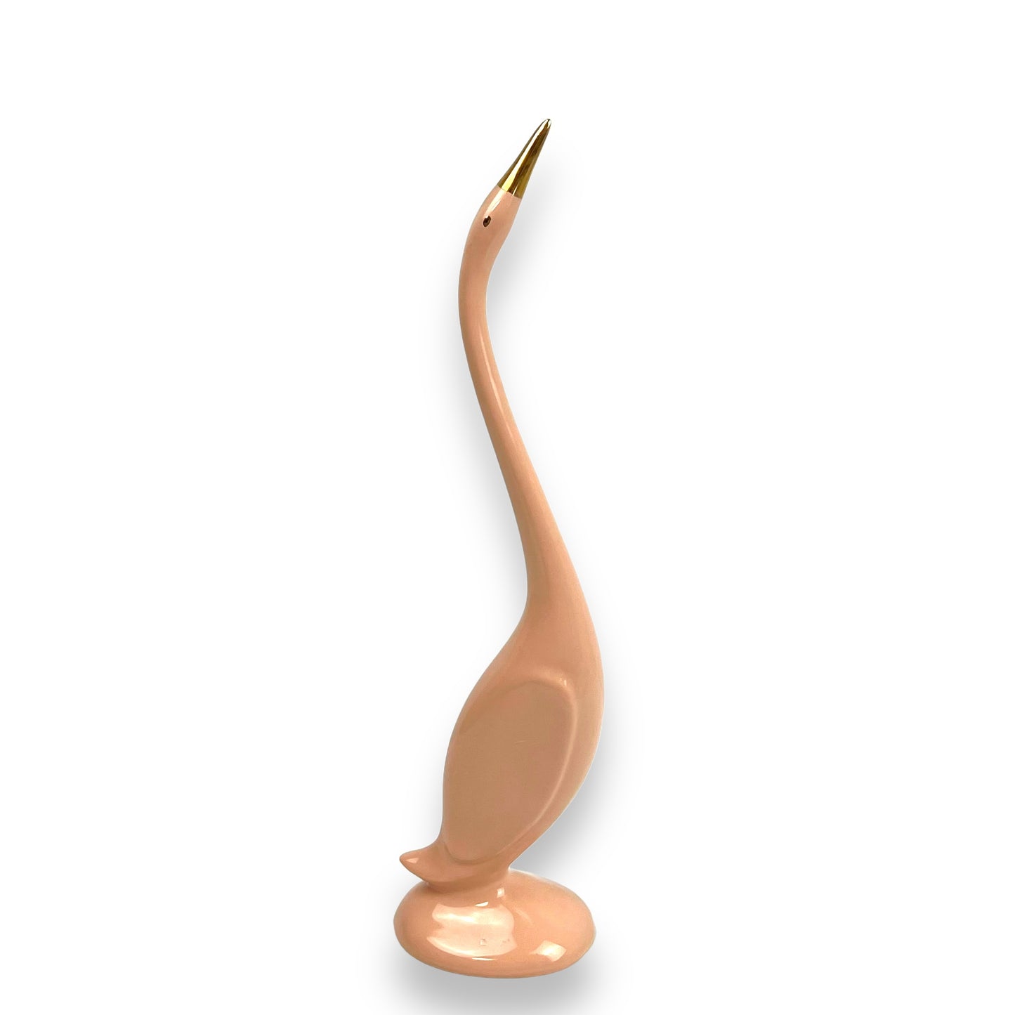Pink & Gold Bird Statue