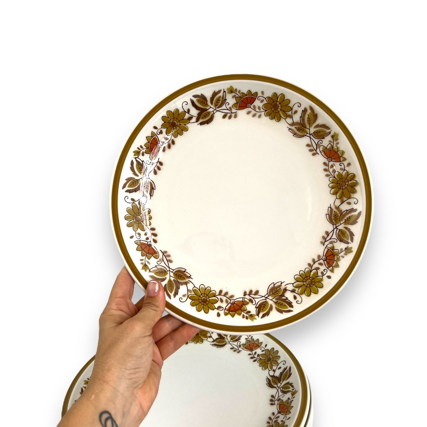 Mikasa "Eastwood D1874" Cera-Stone Dinner Plates – Set of 6, Made in Japan