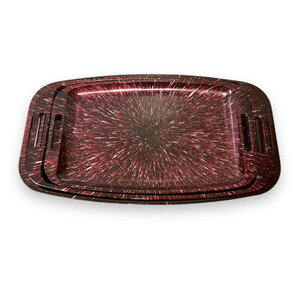Maruser Lacquer Ware Tray Set of 3 - Made in Japan