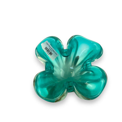 Light Blue Art Glass Dish