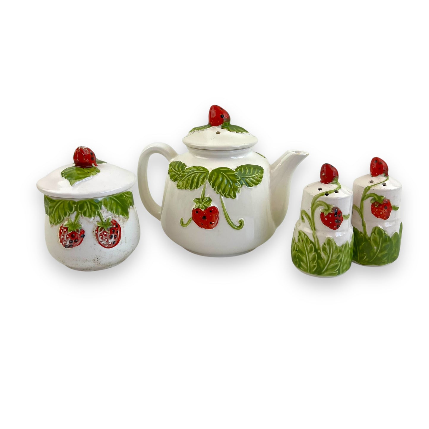 Strawberry Tea Set (Damaged)