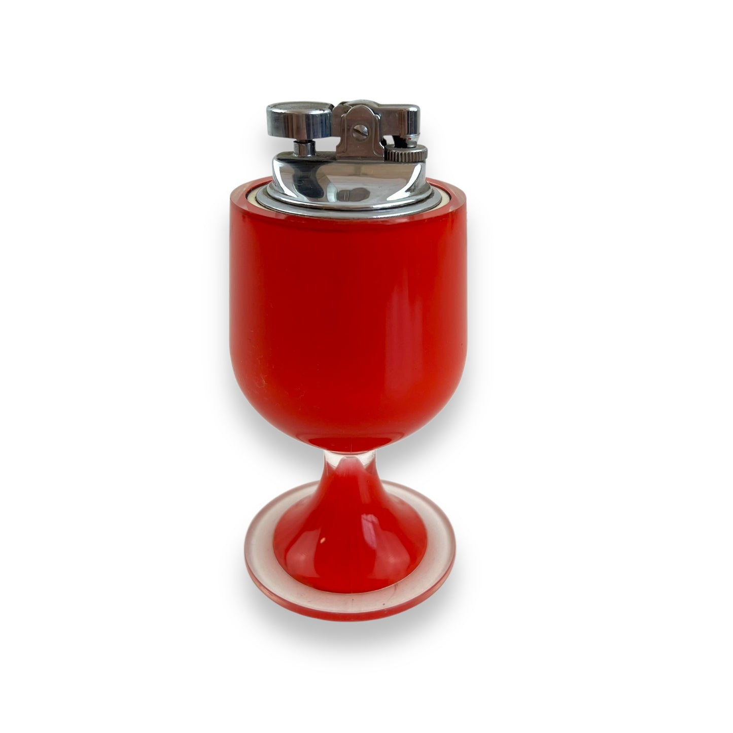 Red Lucite Table Lighter