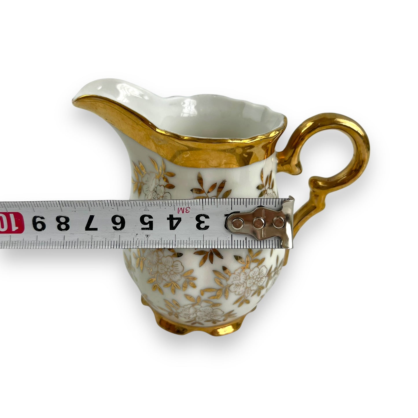 Gold rose pattern small creamer jug - made in Japan