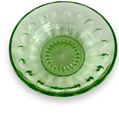 Green Glass Bowl