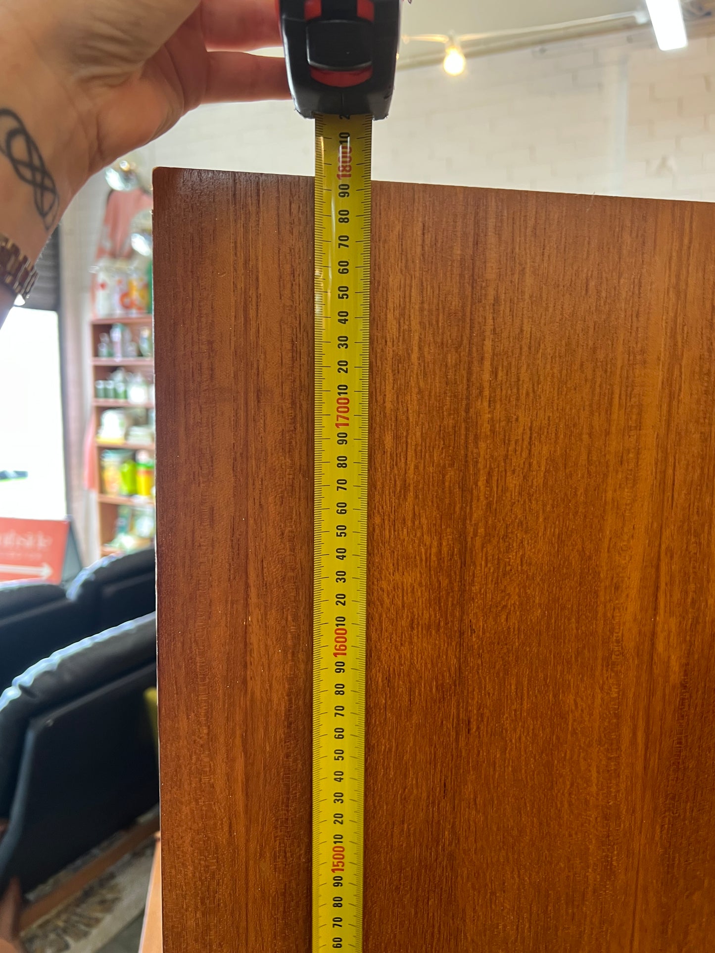 Display Cabinet with pull down Bar section