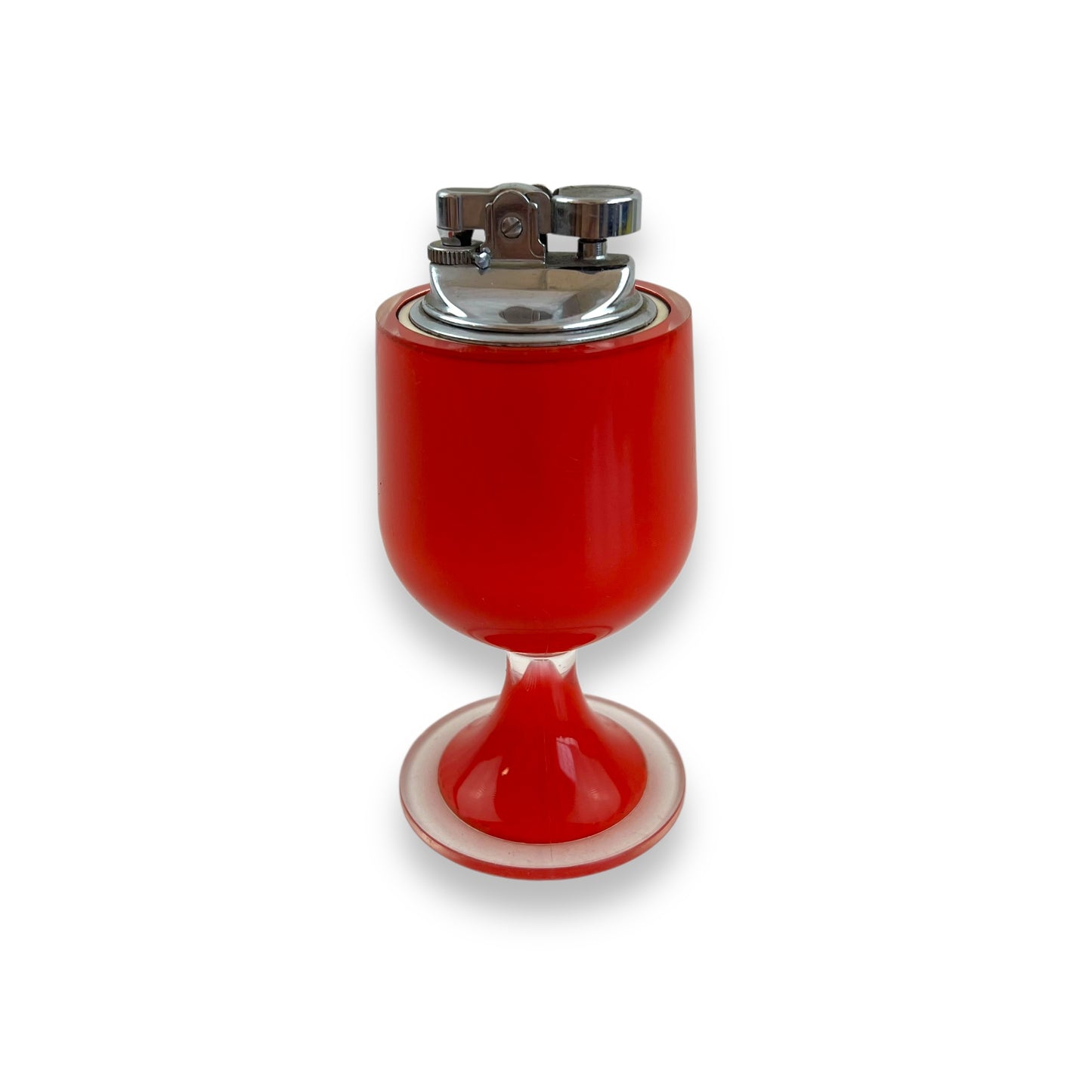 Red Lucite Table Lighter