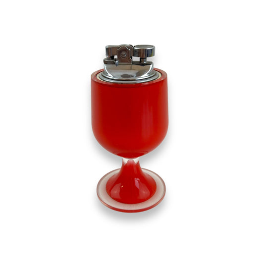 Red Lucite Table Lighter