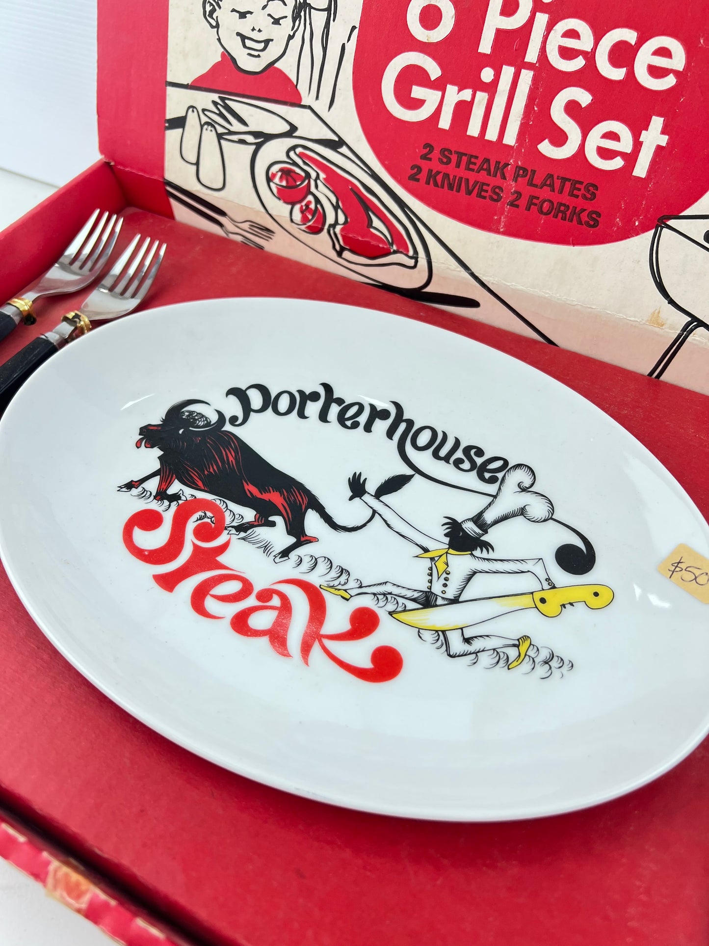 Westminster ‘Porterhouse Steak’ 6 Piece Grill Set – Original Box