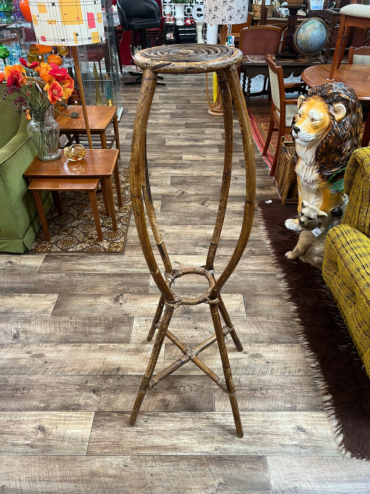 Cane Plant Stand