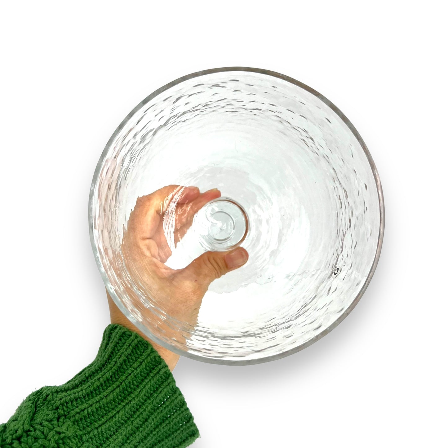 Pukeberg Sweden clear glass vase