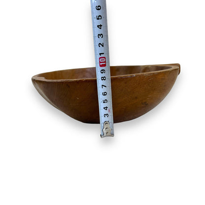Wooden Apple Shape Bowl