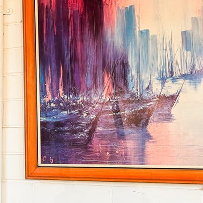 Ozz Franca “Metropolitan Skyline” Framed Print