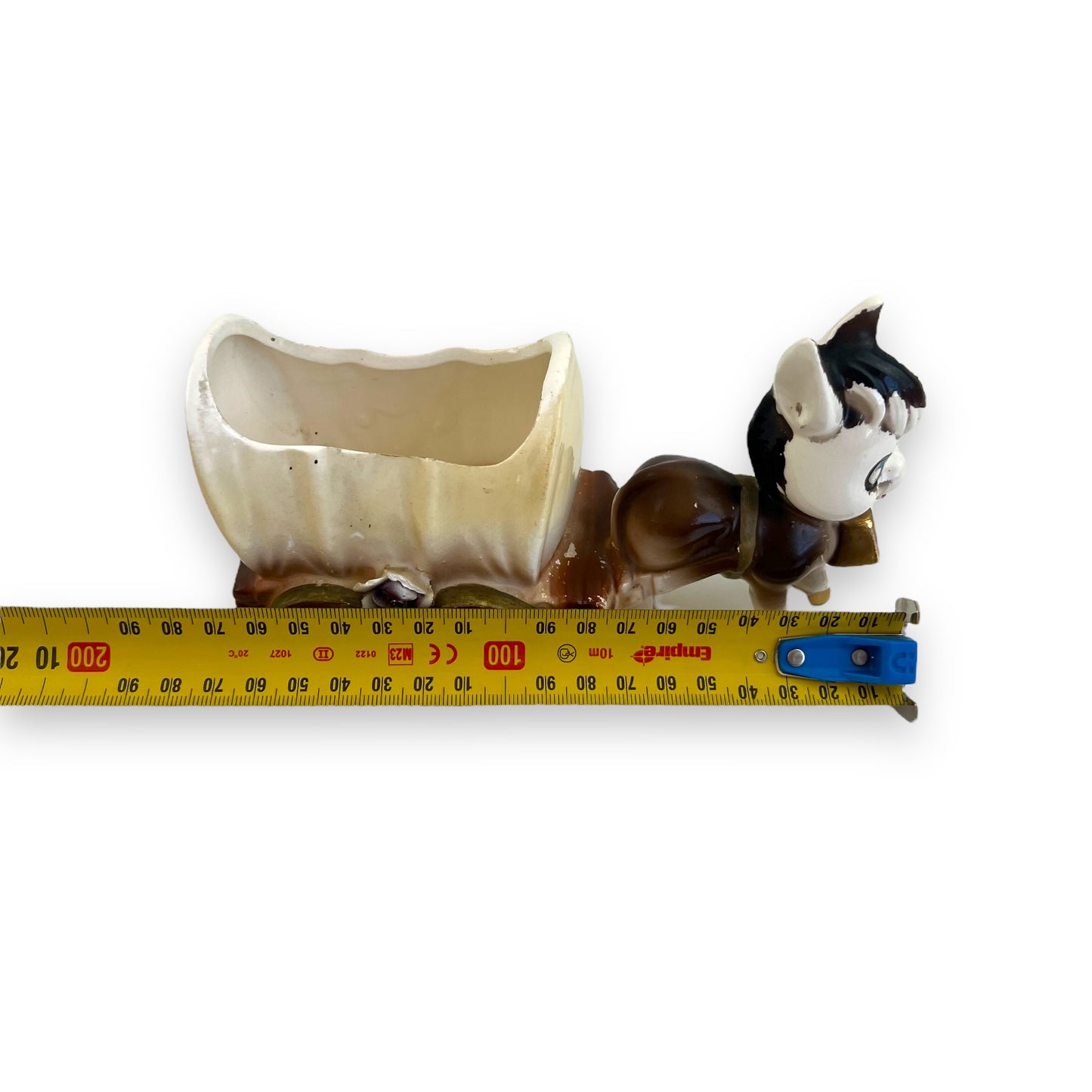 Donkey with Cart Small Plant Pot