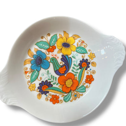 Porcelaines Champs-Élysées France Floral Dish set of 4