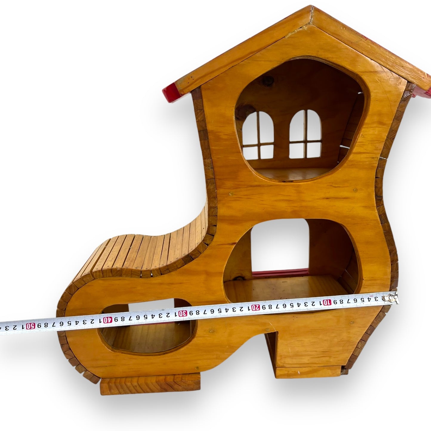 Wooden Shoe House Handcrafted Vintage Dollhouse
