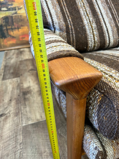 Tessa T21 Two Seater Lounge / Sofa – Brown Stripe Upholstery