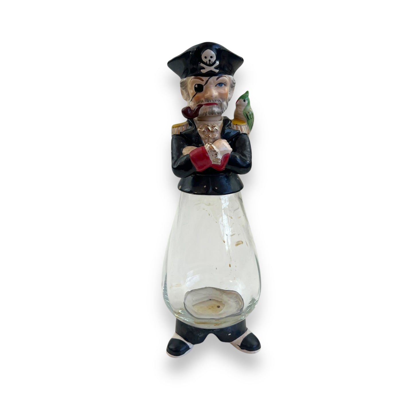 Pirate Decanter Bottle (Cracked)