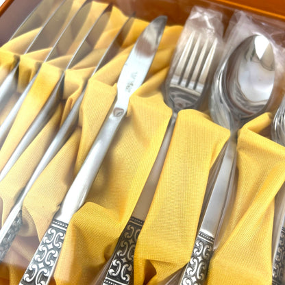 Wiltshire Casa Grandi 43-Piece Stainless Steel Cutlery Set - Brand New In Box