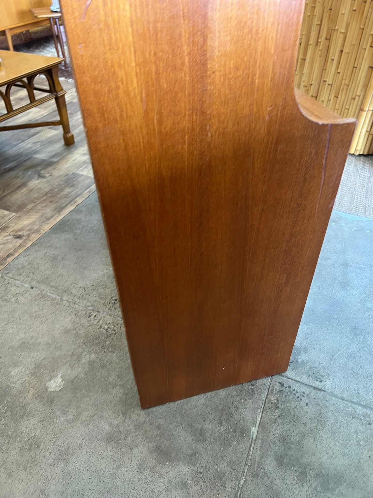 Display Cabinet with pull down Bar section