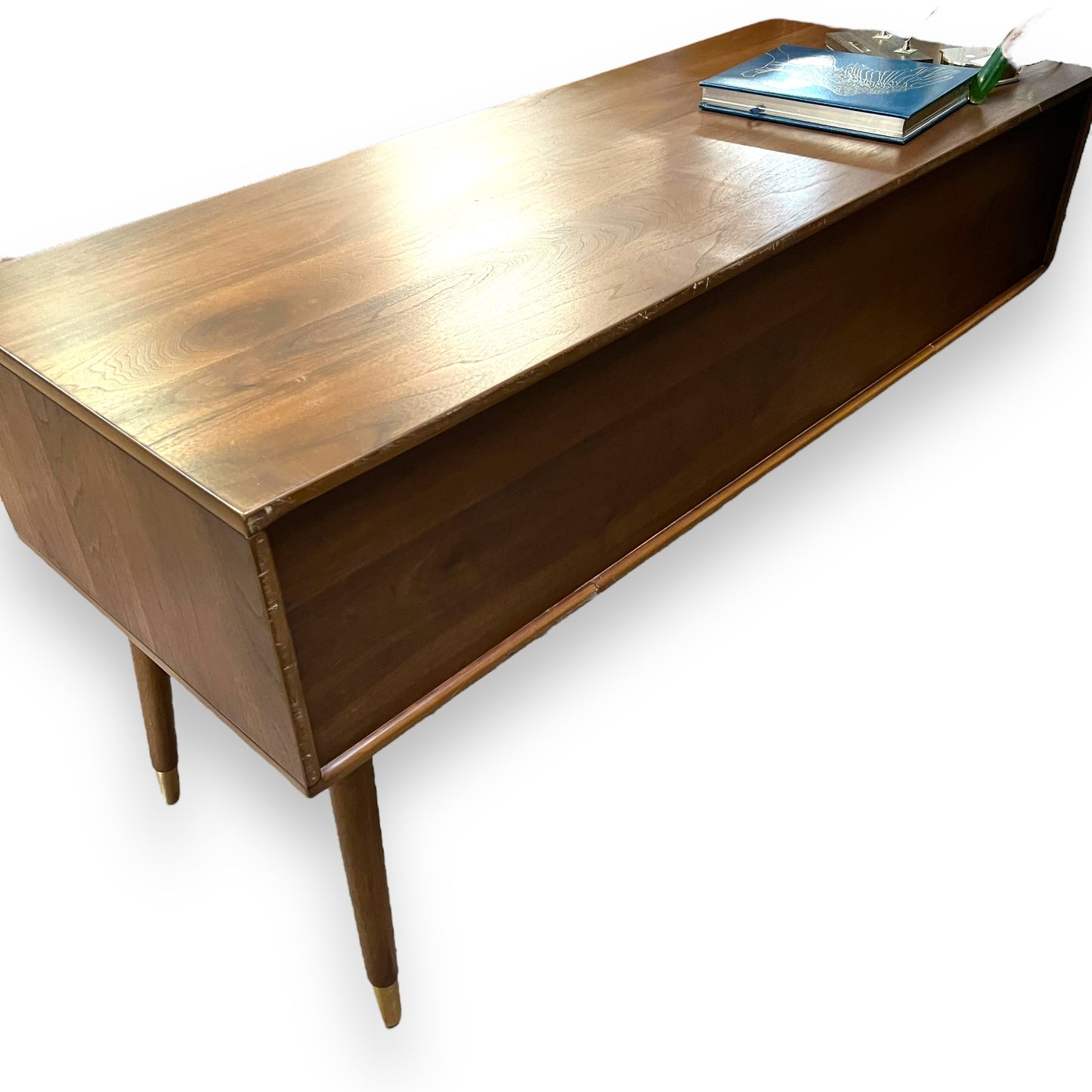 Grayson Walnut veneer MCM
style desk