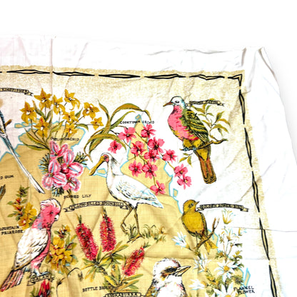 Birds & Flowers of Australia Pattern Tablecloth