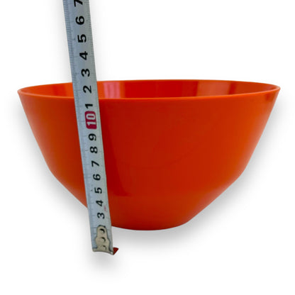 Husqvarna Orange Plastic Bowl - Made in Sweden