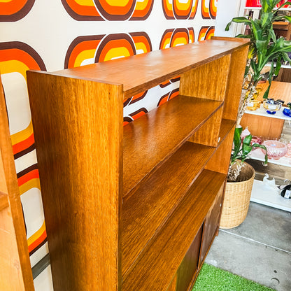Mid-Century Modern Teak Wall Unit / Bookshelf